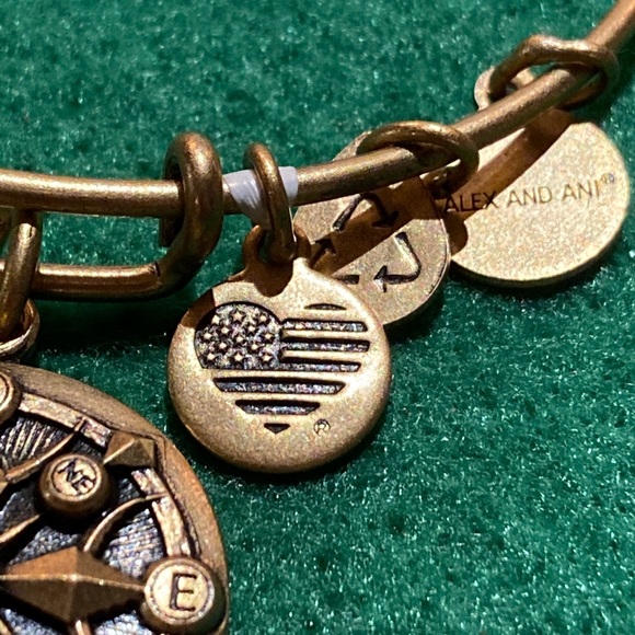 Alex and Ani Compass Charm Bracelet - Picture 4 of 4
